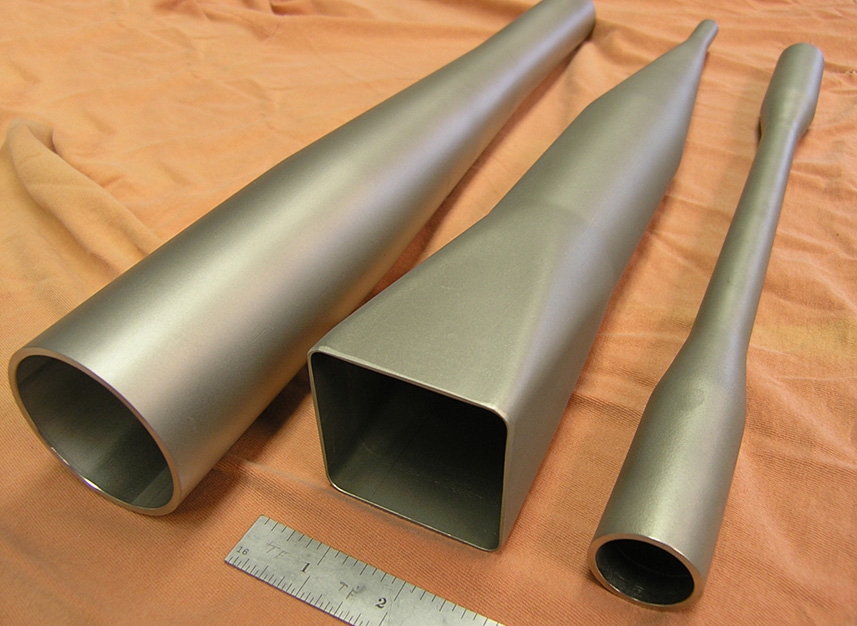 Custom endformed and expanded tubes